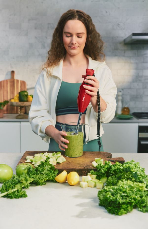 Bamix Classic Immersion Blender 140W Red