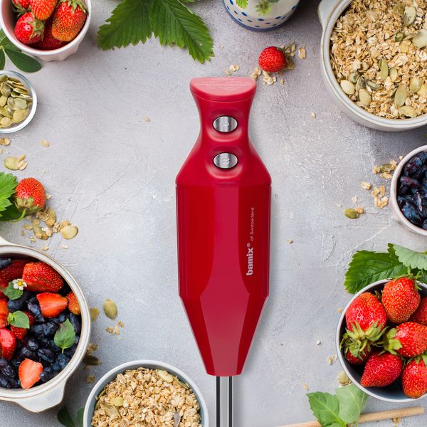 Bamix Mono Immersion Blender 140W Red