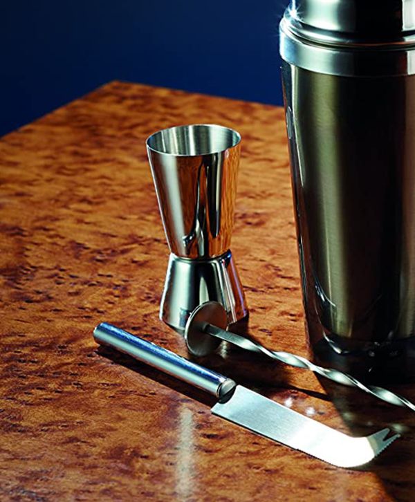 BarCraft Stainless Steel Dual Spirit Measure Cup