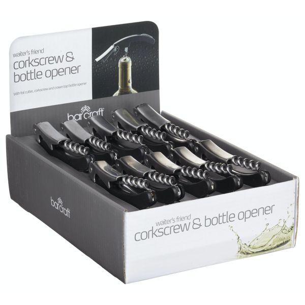 BarCraft Display of 20 Waiter's Friend Corkscrews