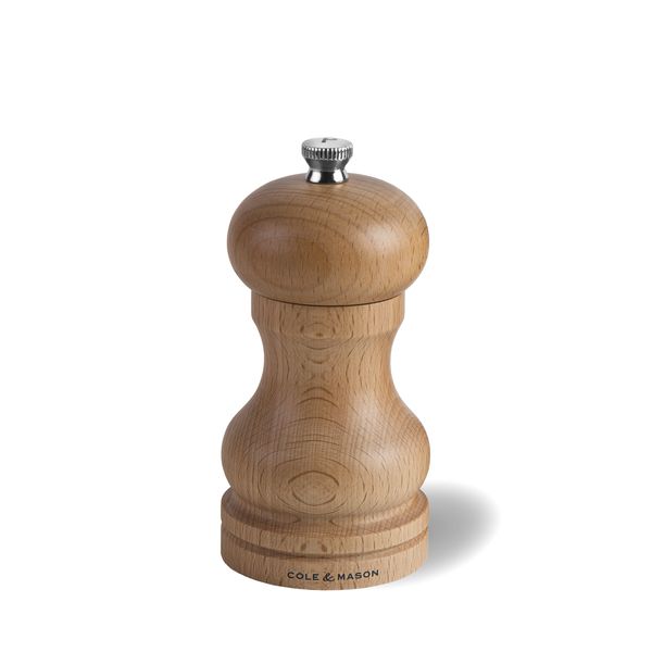 Cole & Mason Capstan Pepper Mill Beechwood