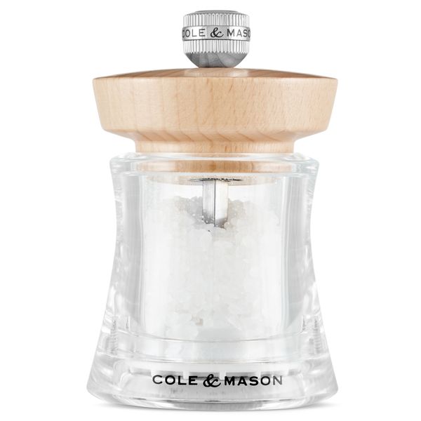 Cole & Mason Holborn 95mm Black Wood Salt Mill