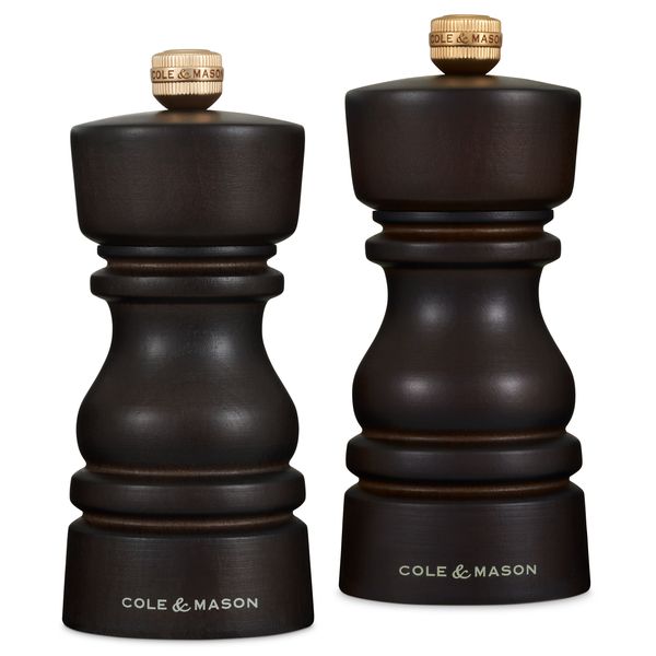 Cole & Mason London Mills Chocolate Wood Gift Set - 13cm