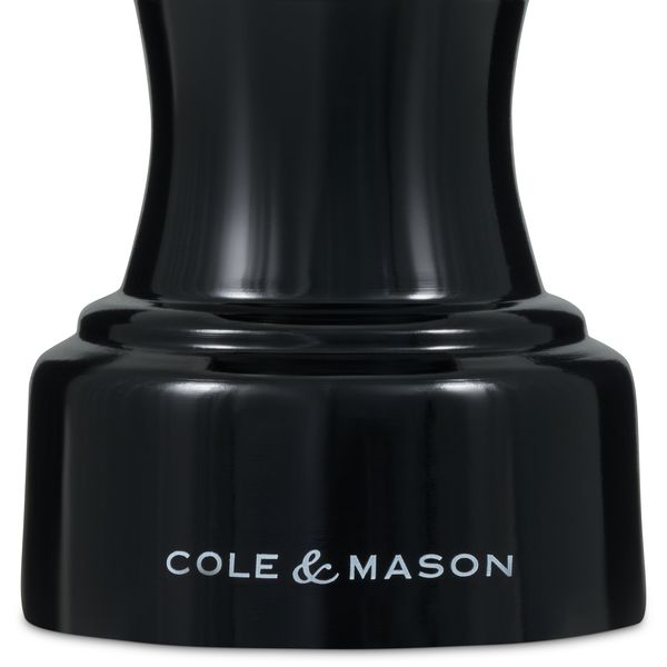 Cole & Mason Hoxton Black Gloss Salt Mill 104mm