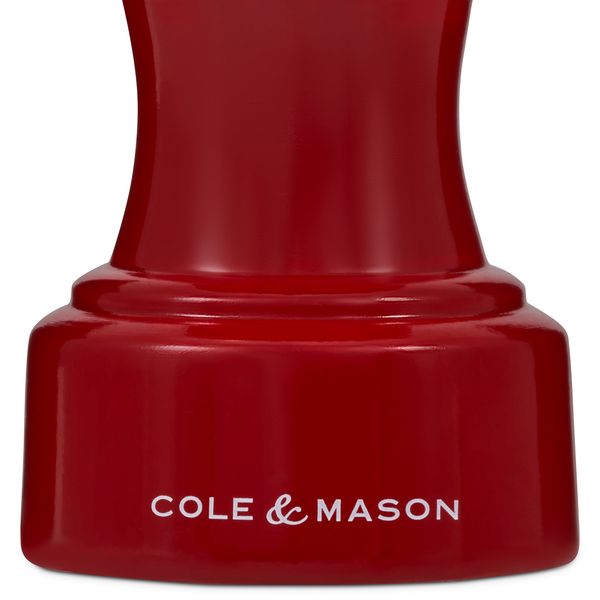 Cole & Mason Hoxton Red Gloss Salt Mill 104mm