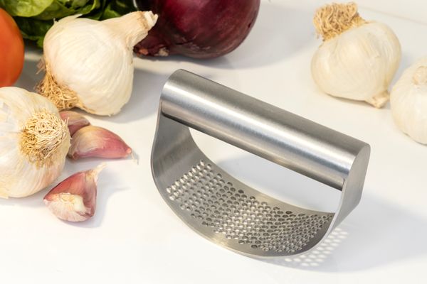 Cuisena Stainless Steel Garlic Rocking Press