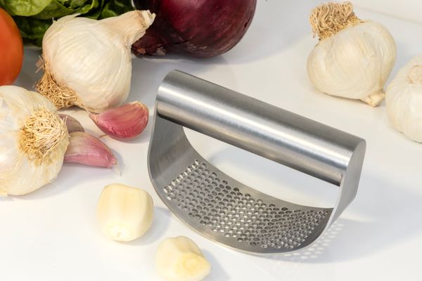 Cuisena Stainless Steel Garlic Rocking Press