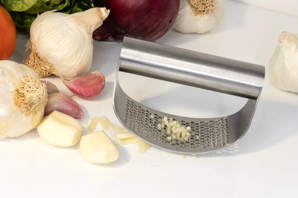 Cuisena Stainless Steel Garlic Rocking Press