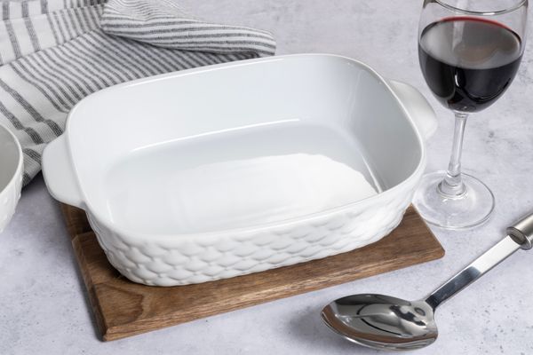 Cuisena Ceramic Baking Dish - White - 28cm