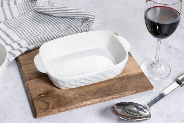 Cuisena Ceramic Baking Dish - White - 20cm