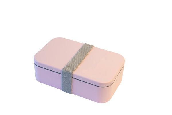 Cuisena RPET Rectangular Bento with Cutlery Pink