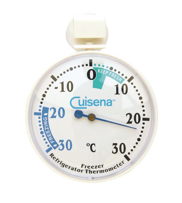 Cuisena Fridge and Freezer Thermometer Plastic
