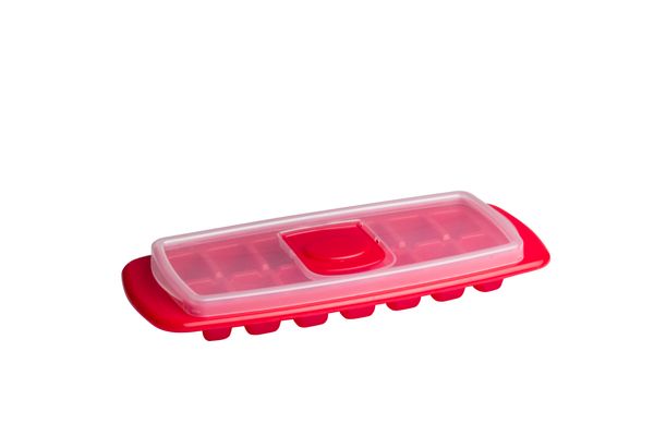 Cuisena Ice Cube Tray with Lid - Red