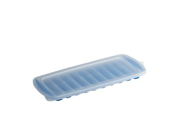 Cuisena Silicone Ice Cube Tray with Lid - Blue