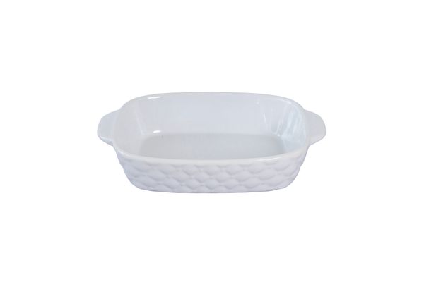 Cuisena Ceramic Baking Dish - White - 20cm