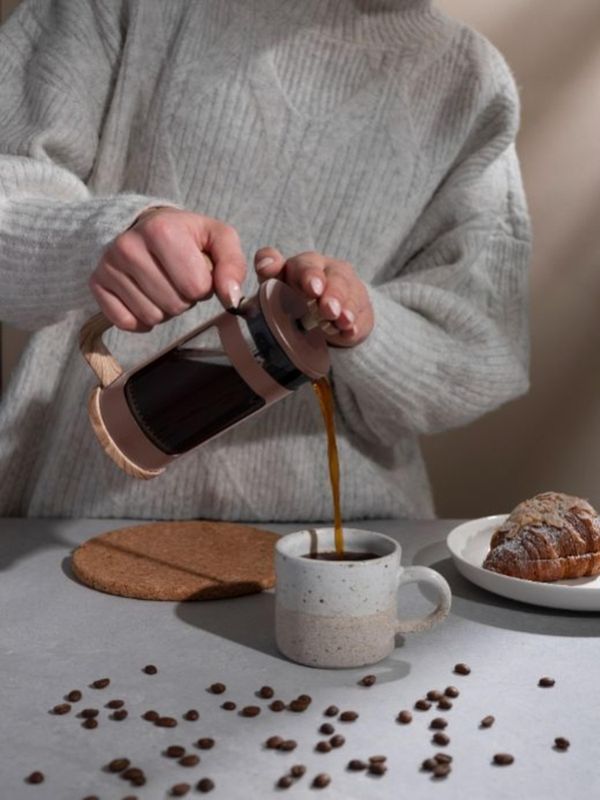 Euroline Coffee Plunger 350ml Latte