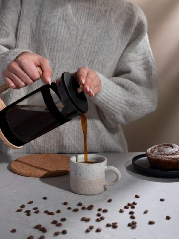 Euroline Coffee & Tea Plunger 1.0L Black