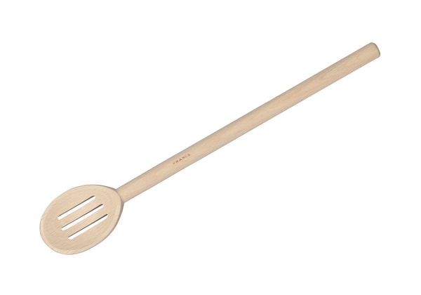 Euroline Wooden Slotted Spoon - 30cm