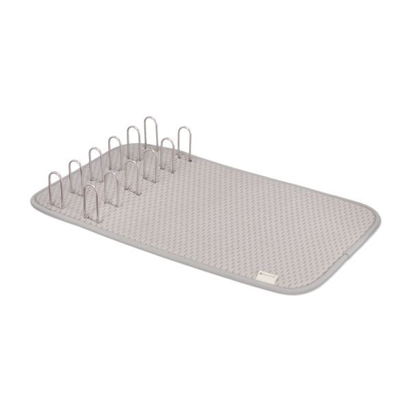 Full Circle Shape-Shifter 2-in-1 Rack & Microfiber Mat - Grey