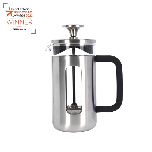 La Cafetière Pisa Brushed Stainless Steel Cafetière - 3 Cup