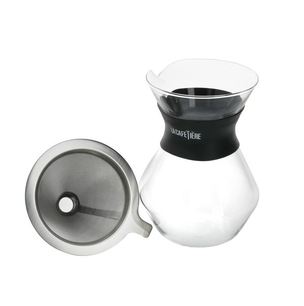 La Cafetière Glass Coffee Dripper and Carafe - 3 Cup