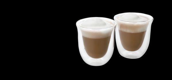 La Cafetière Double Walled Glass Cappuccino Cups - 200ml, Set of 2