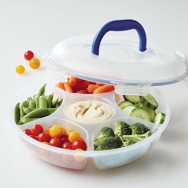 LocknLock Chip n Dip Round Divider - 2.3L