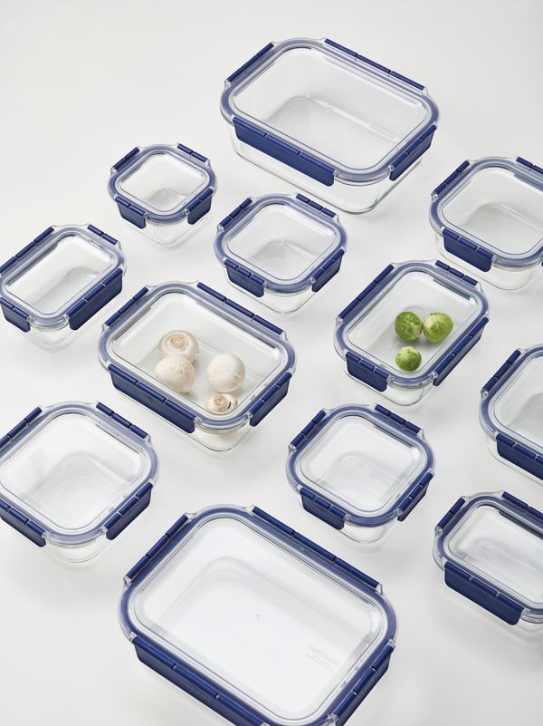 LocknLock Top Class Glass  9pc Storage Set