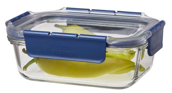 LocknLock Top Class Glass with Tritan Lid Rectangular - 630ml