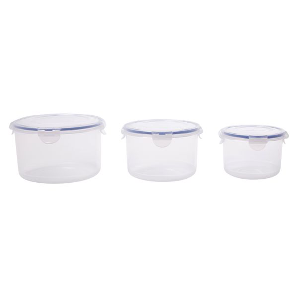 LocknLock Classic Round 3 Piece Storage Set