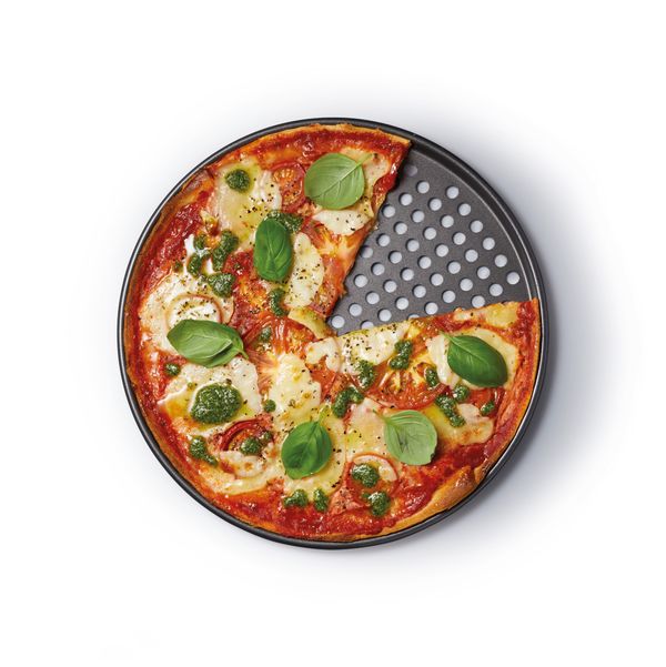 MasterCraft Heavy Base Round Pizza Crisper 32cm