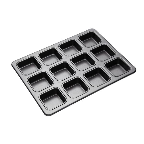 MasterCraft Heavy Base Square Brownie Pan 12 Cup