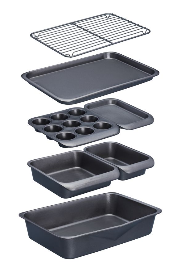 MasterCraft Smart Space Stacking Non Stick Bakeware Set 7pc