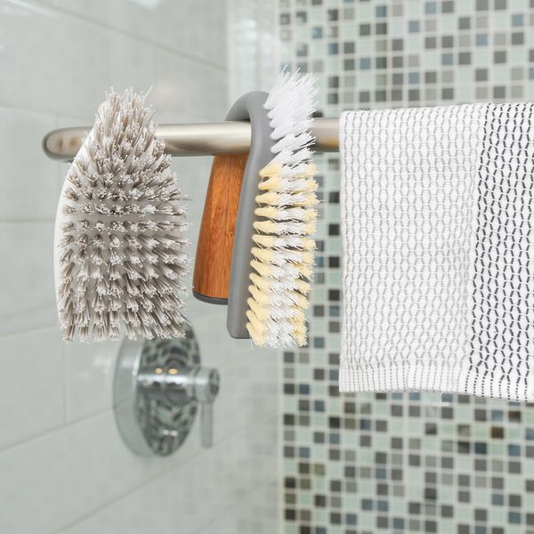 Full Circle Grunge Buster Grout & Tile Brush - White