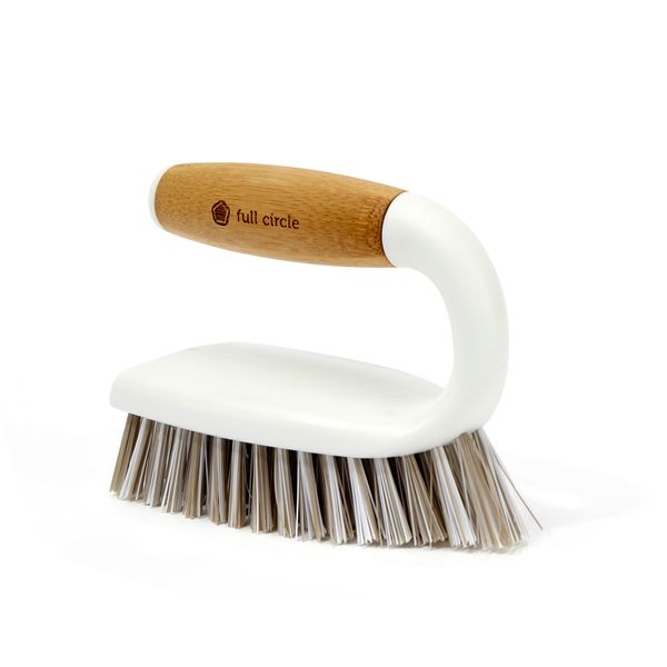 Full Circle All-Purpose Scrub Brush - White