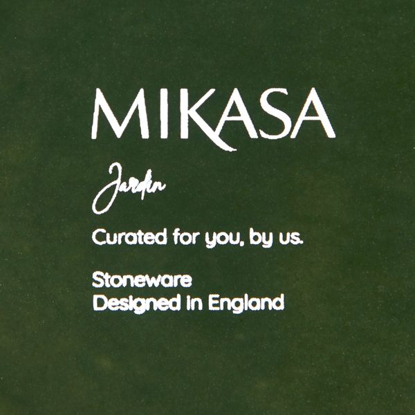 Mikasa Jardin 4-Piece Stoneware Mug Set, 420ml, Green