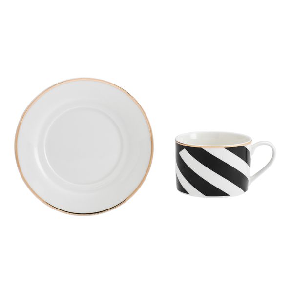 Mikasa Luxe Deco China Tea for One Set, White