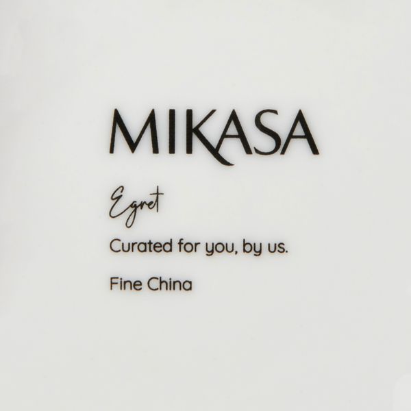Mikasa Egret 4-Piece China Mug Set, 380ml, White