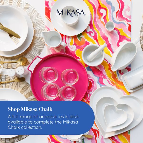 Mikasa Chalk Espresso 2pc Set