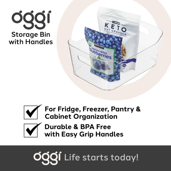 Oggi Storage Bin with Handles (33x23x15cm)