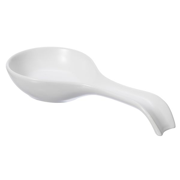 Oggi Ceramic Spoon Rest - White
