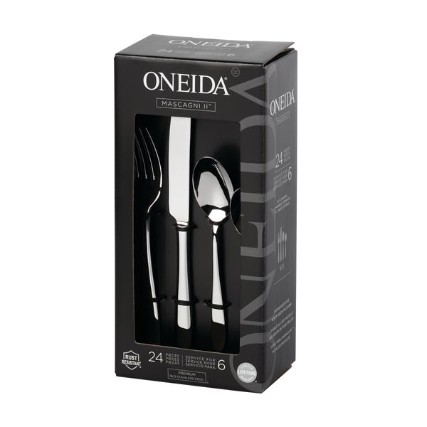 Oneida Mascagni II 24pc Cutlery Set