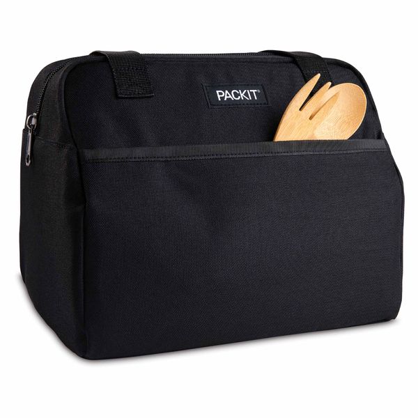 PackIt Freezable Hampton Lunch Bag Black