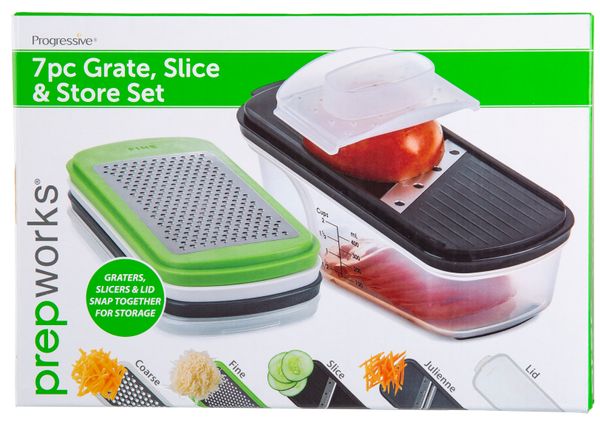 Progressive Grate, Slice & Store Set