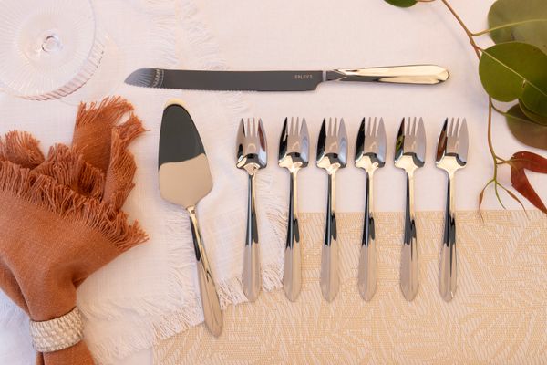 Splayd SS Cake Knife, Server & Splayd Set/8