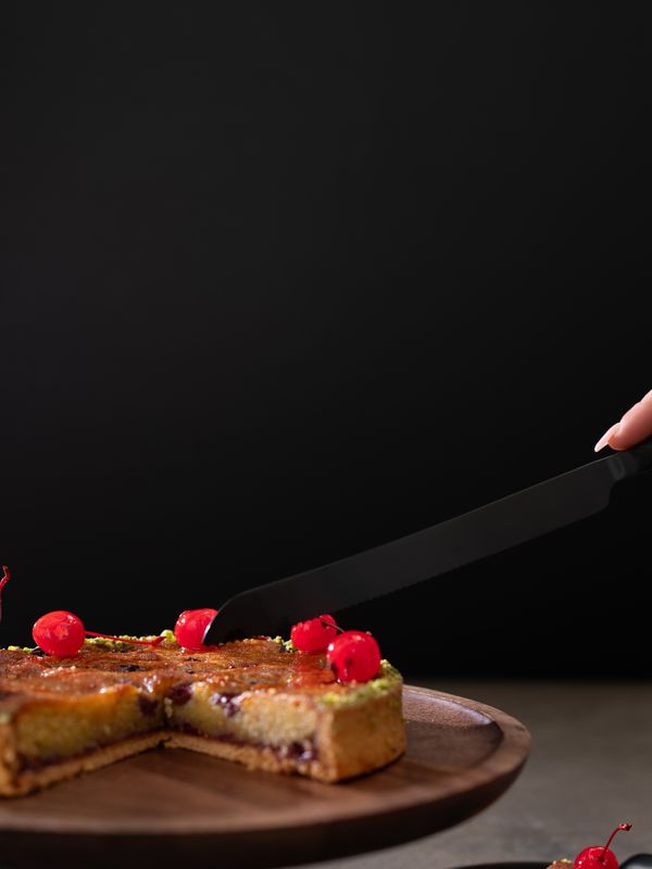 Splayd Cake Knife & Cake Server Set/2 - Black
