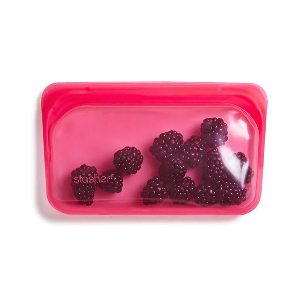 Stasher Snack Bag 355ml Raspberry