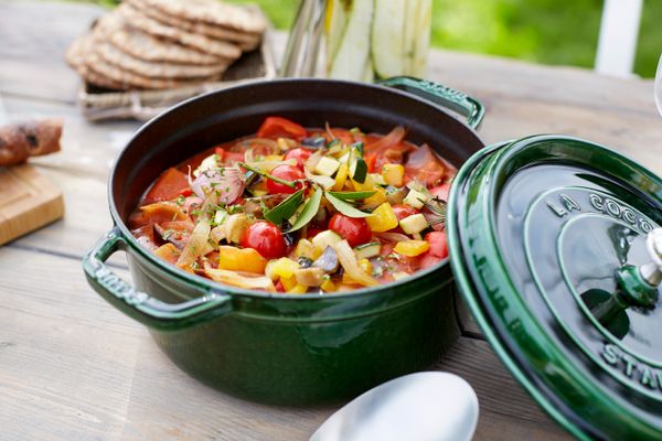 Staub Cocotte Round 28cm Basil Green