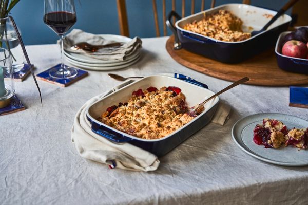 Staub Ceramic Gratin Rectangular 27 x 20cm Blue