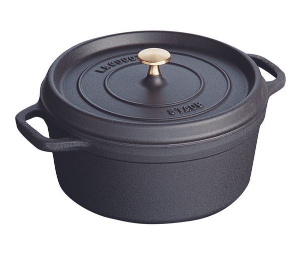 Staub Cocotte Round 26cm Black